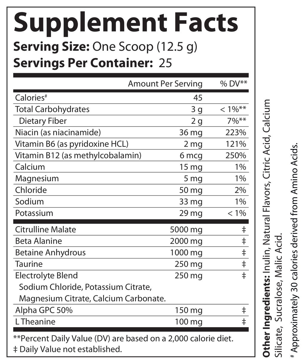 Pump Non-Stim Pre-Workout — Cherry Ice