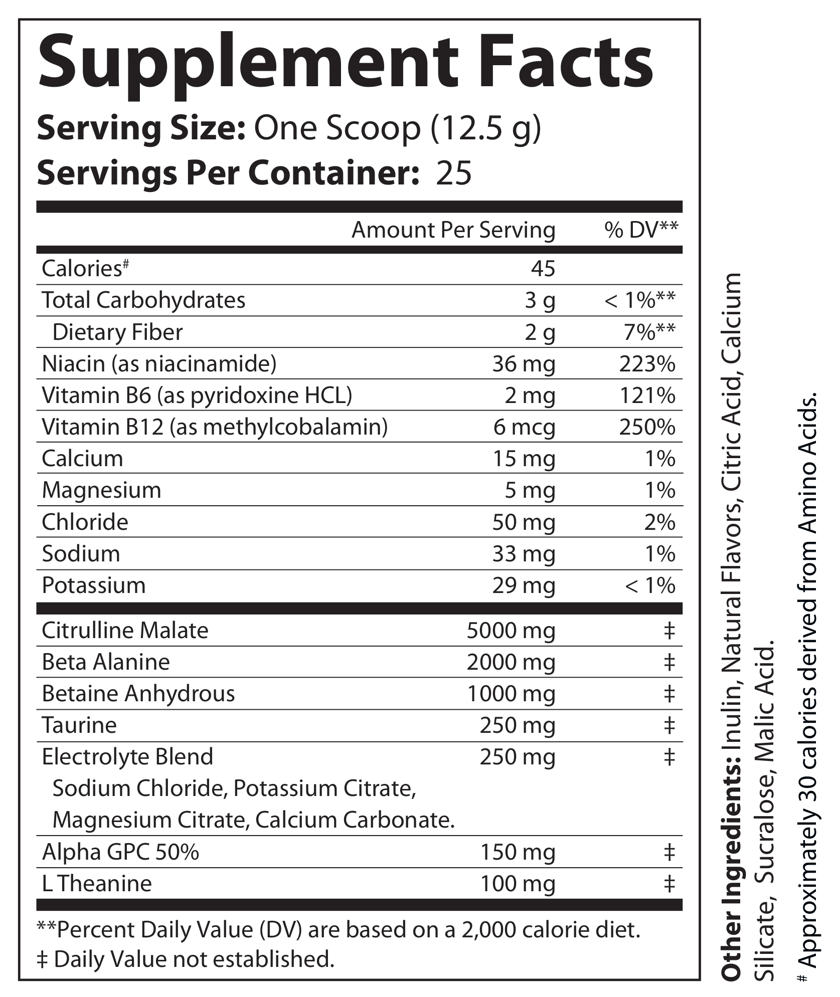 Pump Non-Stim Pre-Workout — Cherry Ice