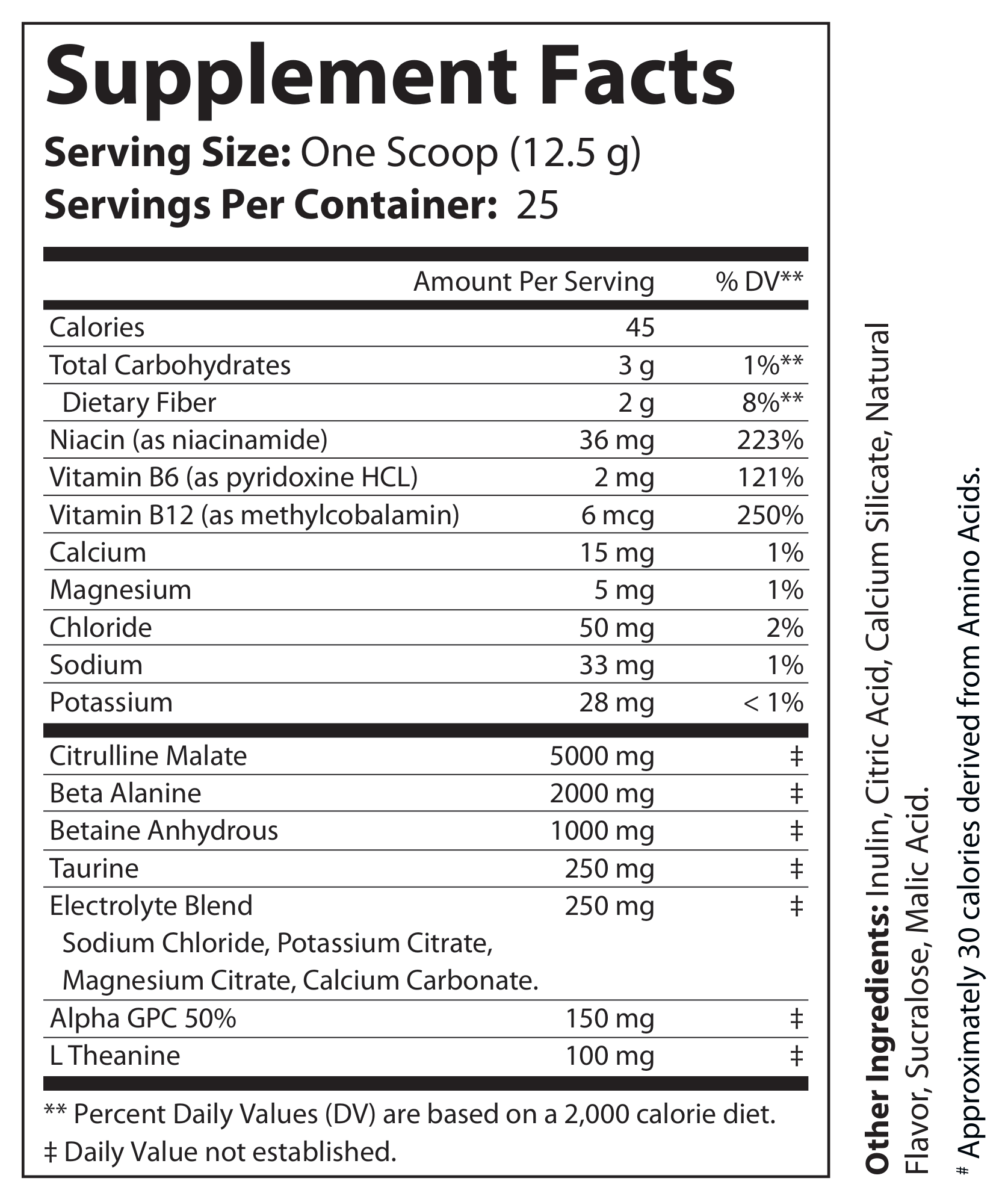 Pump Non-Stim Pre-Workout — Pineapple Punch