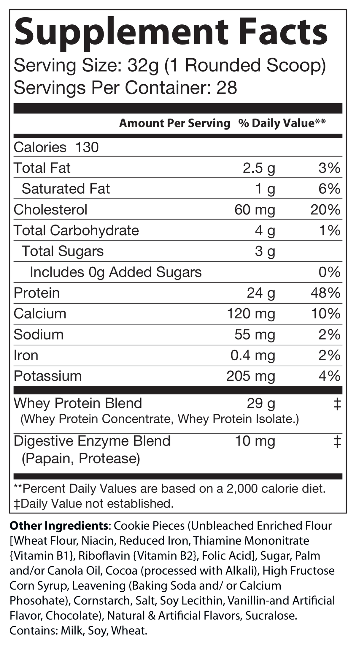 Whey Protein - Cookies & Cream