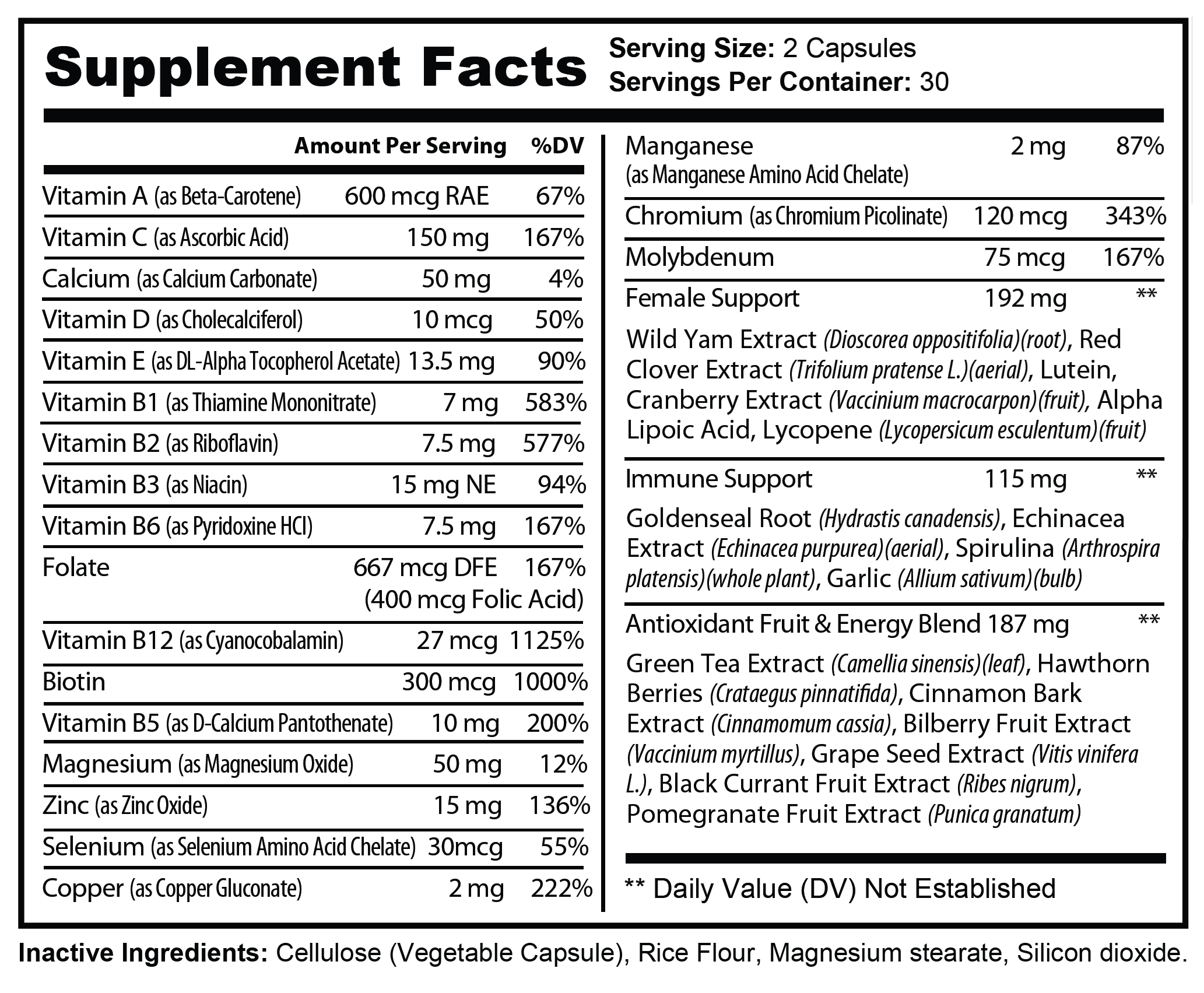 Women’s Daily Multivitamin