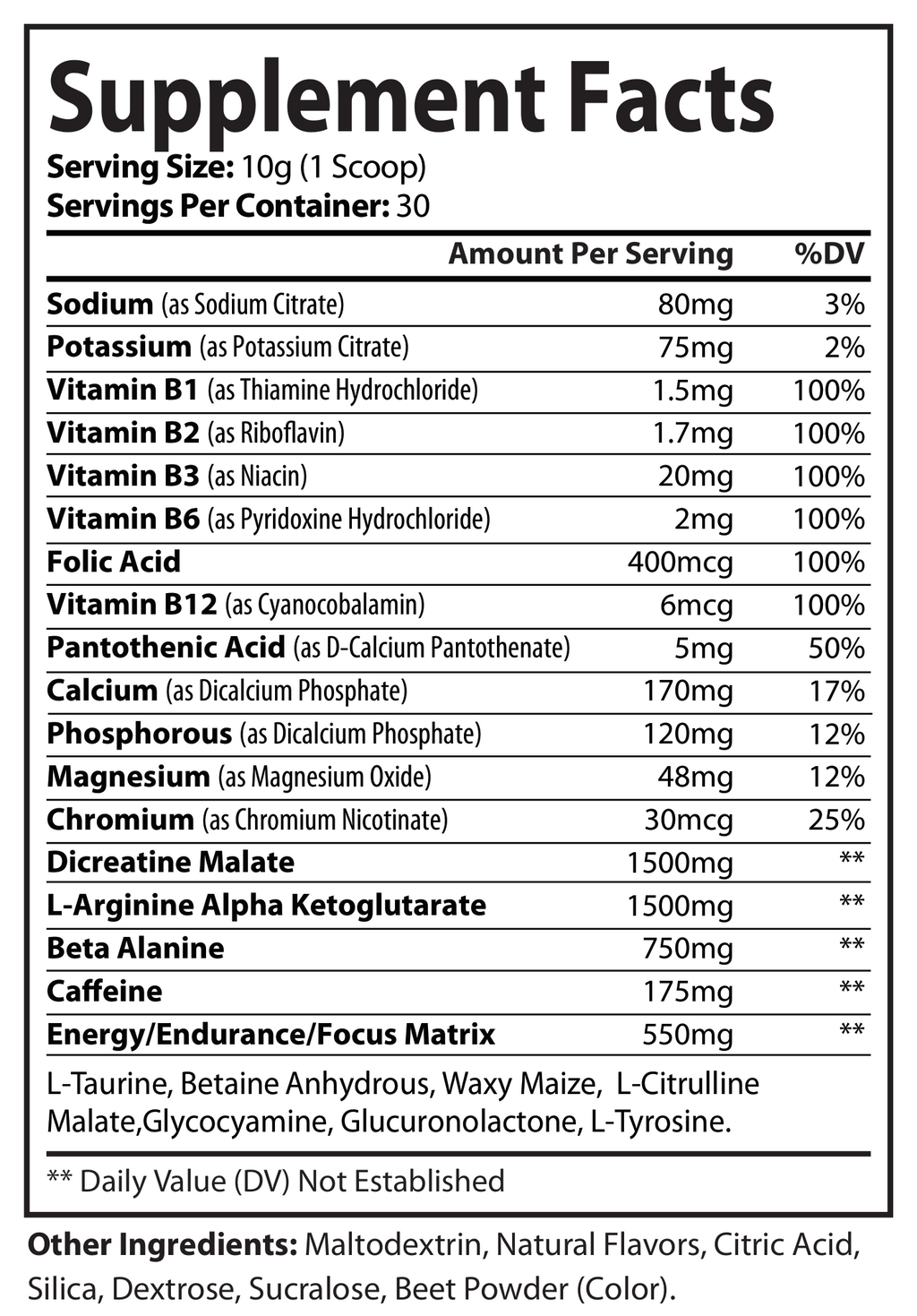 Stim Pre-Workout — Watermelon