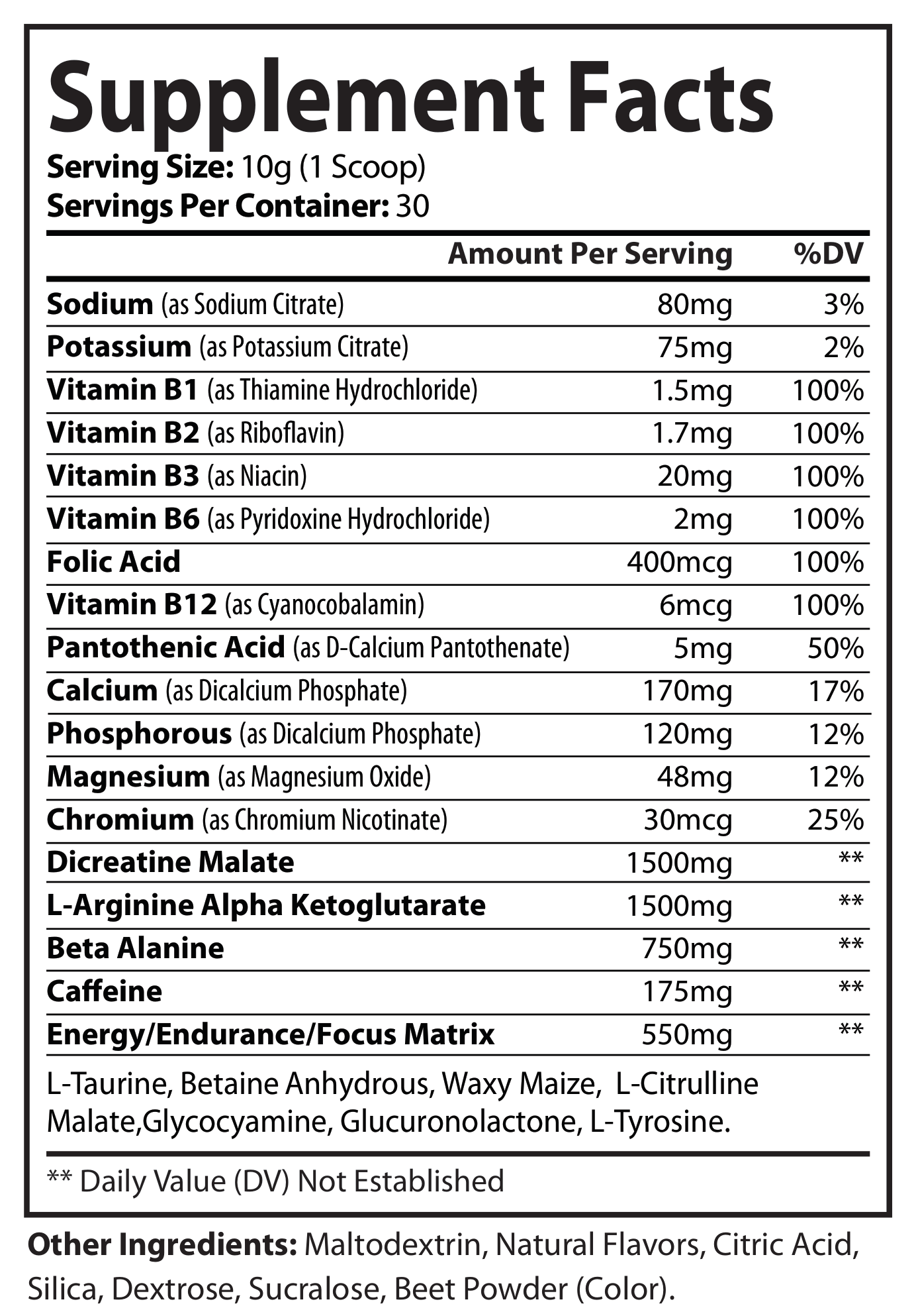 Stim Pre-Workout — Watermelon