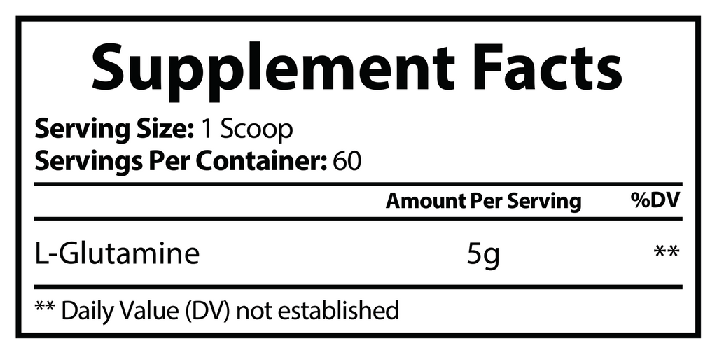 L-Glutamine Powder — Unflavored
