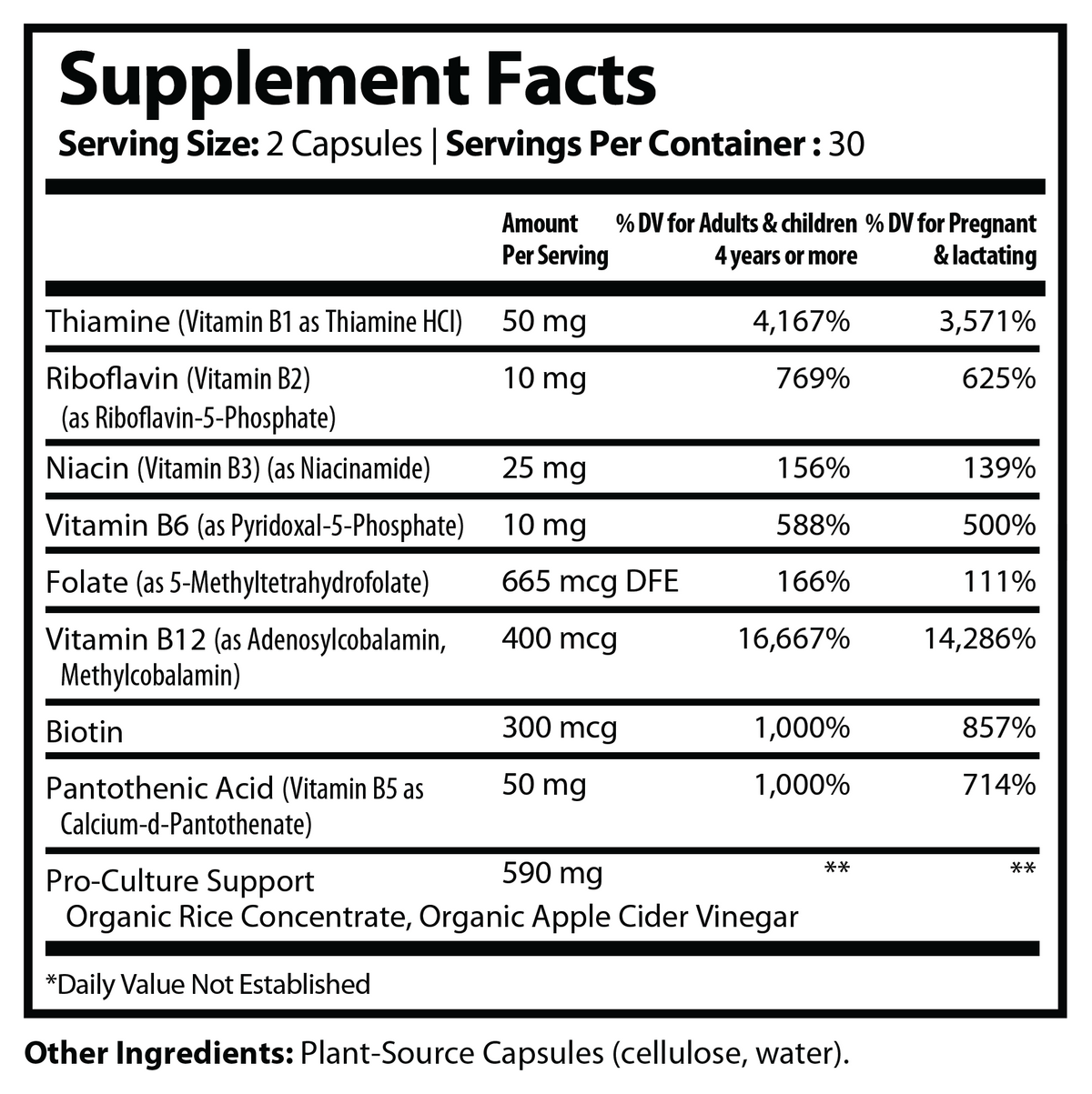 Vitamin B Complex - Active B Formula