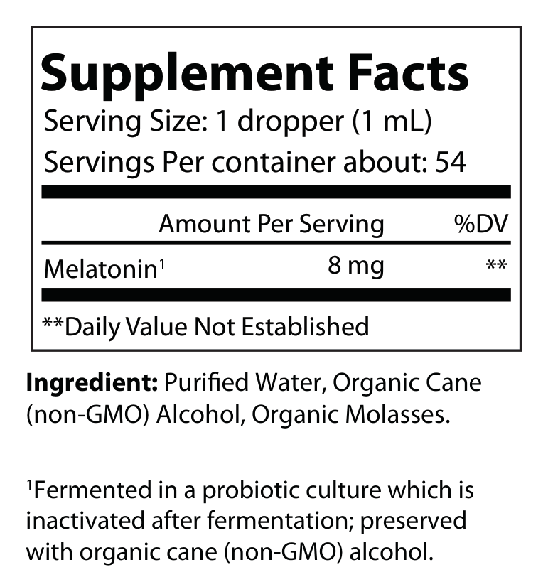 Fermented Melatonin - Liquid Sleep Support