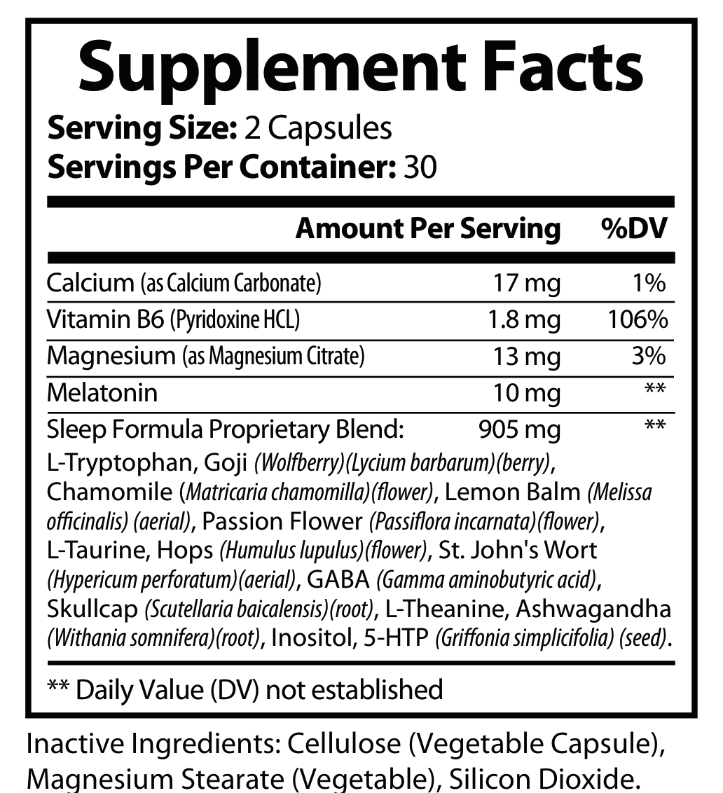 Sleep Aid - Premium Formula