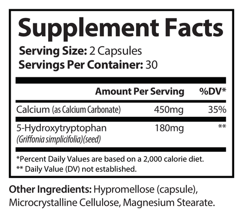 5-HTP 630 mg Per Serving